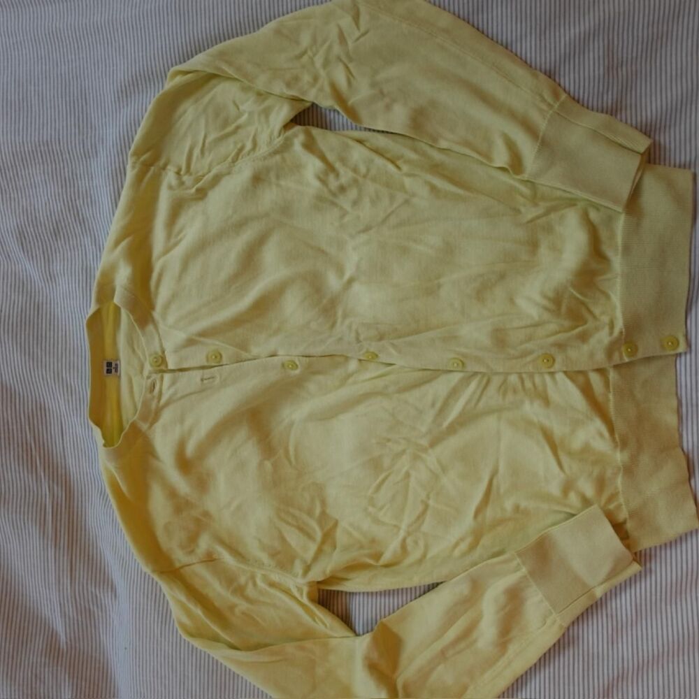 Uniqlo Women's Yellow Shirt